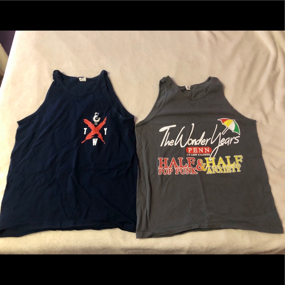 BUNDLE Two Tank Tops for the band The Wonder Years